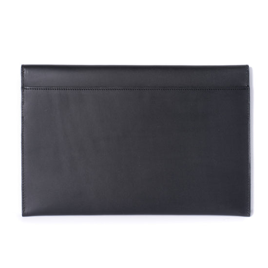 Leather MacBook Envelope Case - Midnight