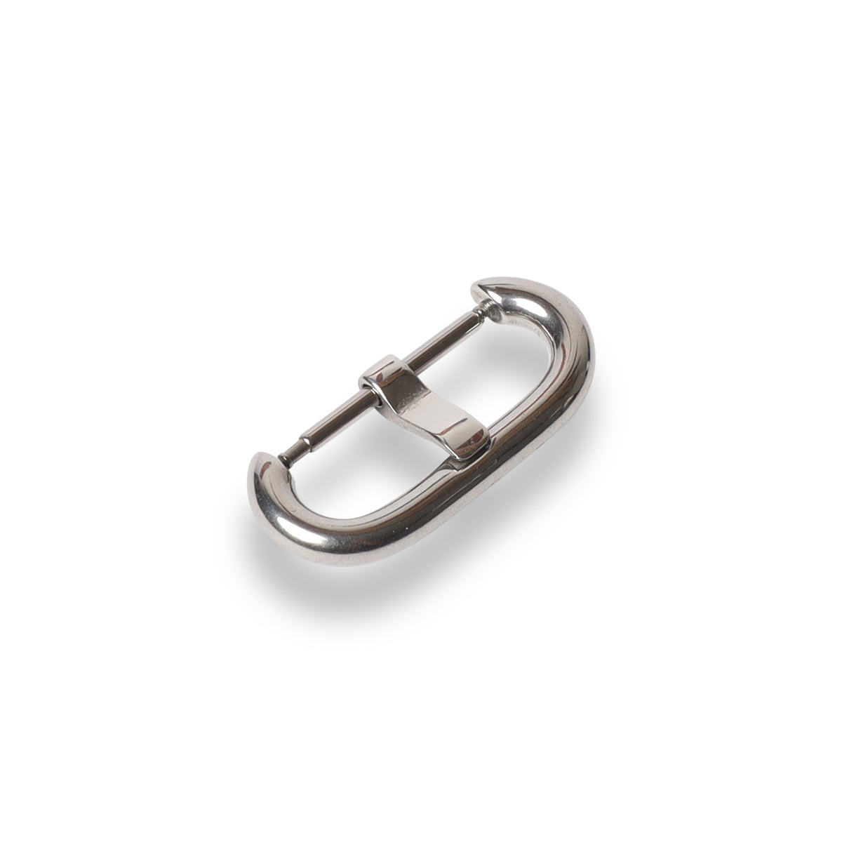 Stainless Steel Buckle - Matte Gunmetal PVD 