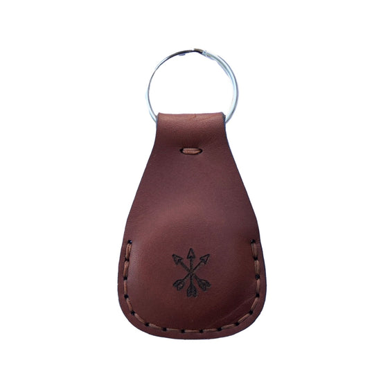 Leather AirTag Keychain