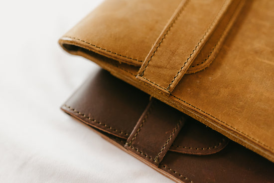 Load image into Gallery viewer, Leather iPad Pro Envelope Case - Tobacco
