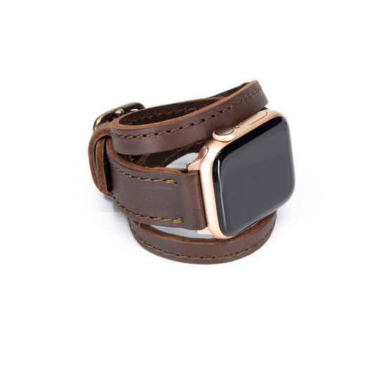 Load image into Gallery viewer, Triple Tour™ Apple Watch Band - Chestnut
