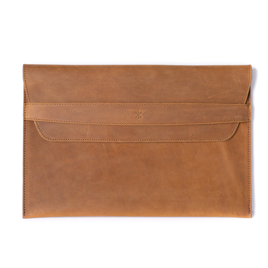 Leather iPad Pro Envelope Case - Tobacco