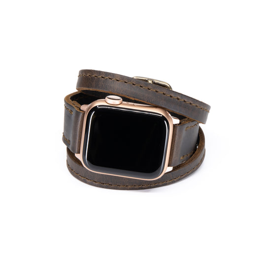 Load image into Gallery viewer, Triple Tour™ Apple Watch Band - Espresso
