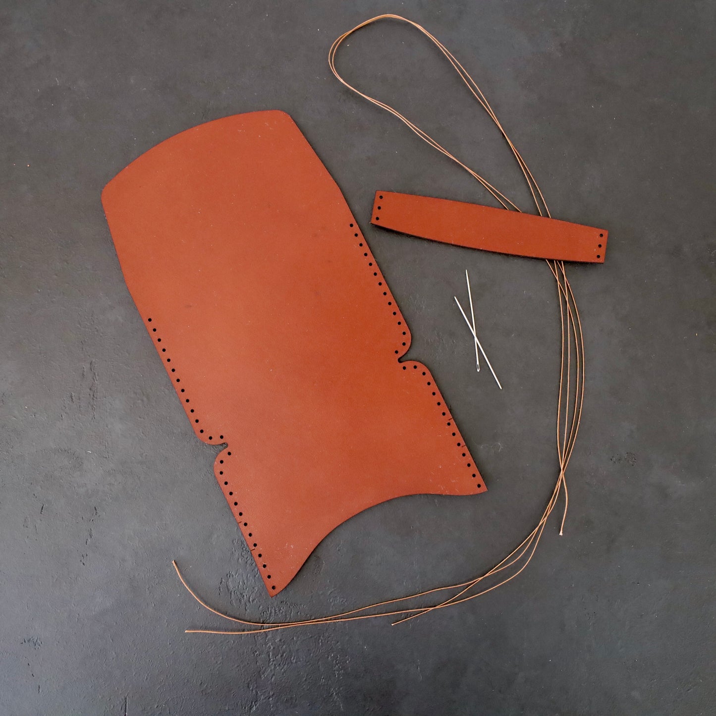 Load image into Gallery viewer, Make Your Own - Leather Flap Wallet Kit
