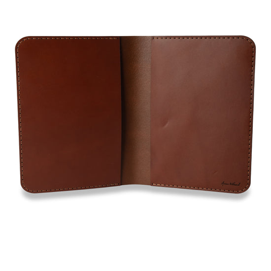 Leather Journal Cover w/ Notebook - Medium Brown