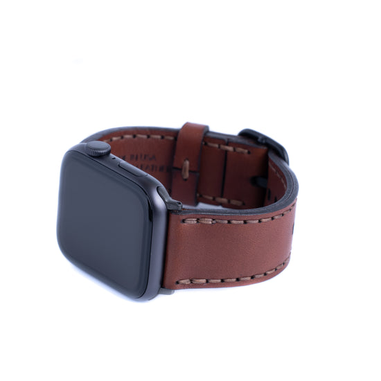 Load image into Gallery viewer, Porter Apple Watch Band - Medium Brown
