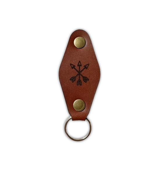 Load image into Gallery viewer, Leather Hotel Keychain
