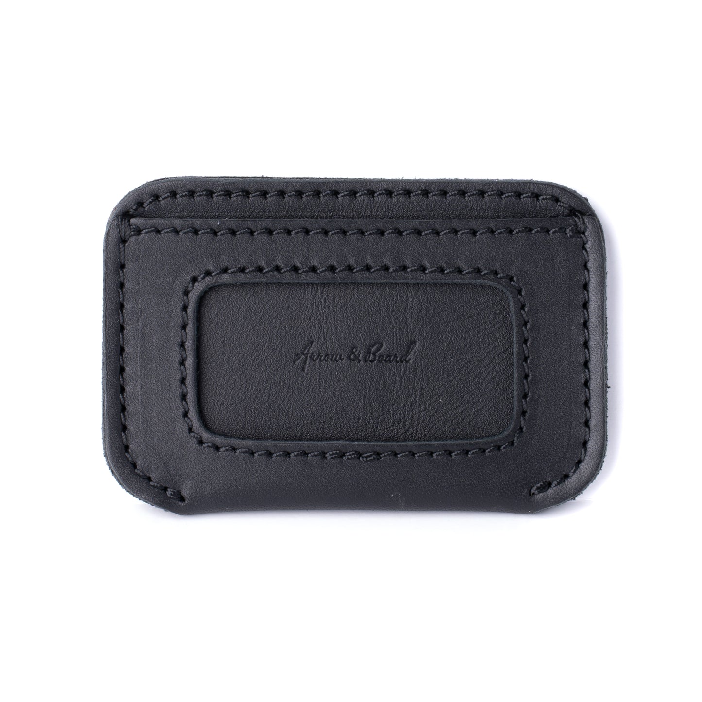 Leather Simple ID Wallet - Midnight