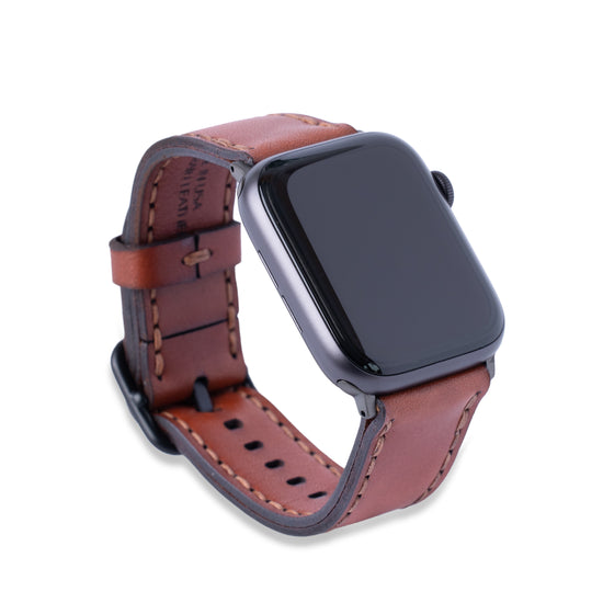 Load image into Gallery viewer, Porter Apple Watch Band - Medium Brown
